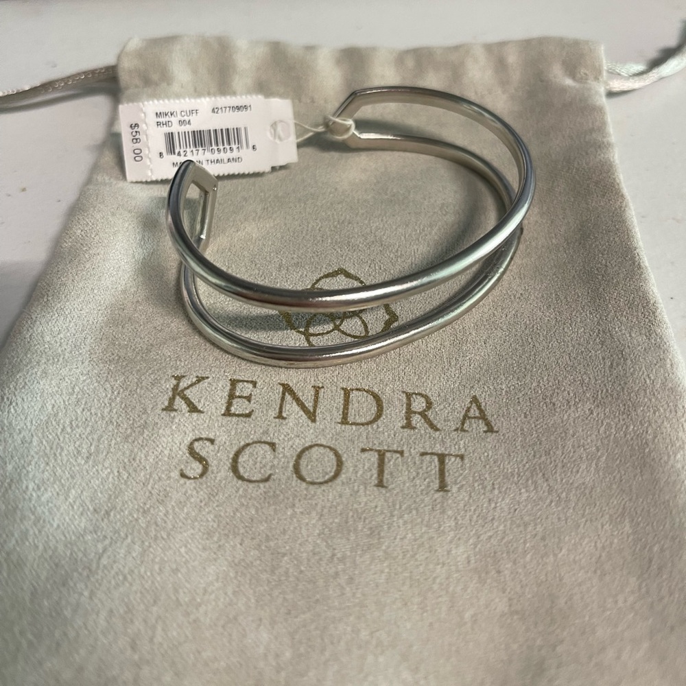 Brand New silver Kendra Scott Mikki Cuff bracelet